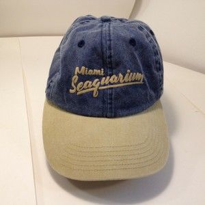 Miami Seaquarium Cap Buckle Adjustable Embroidered Logo